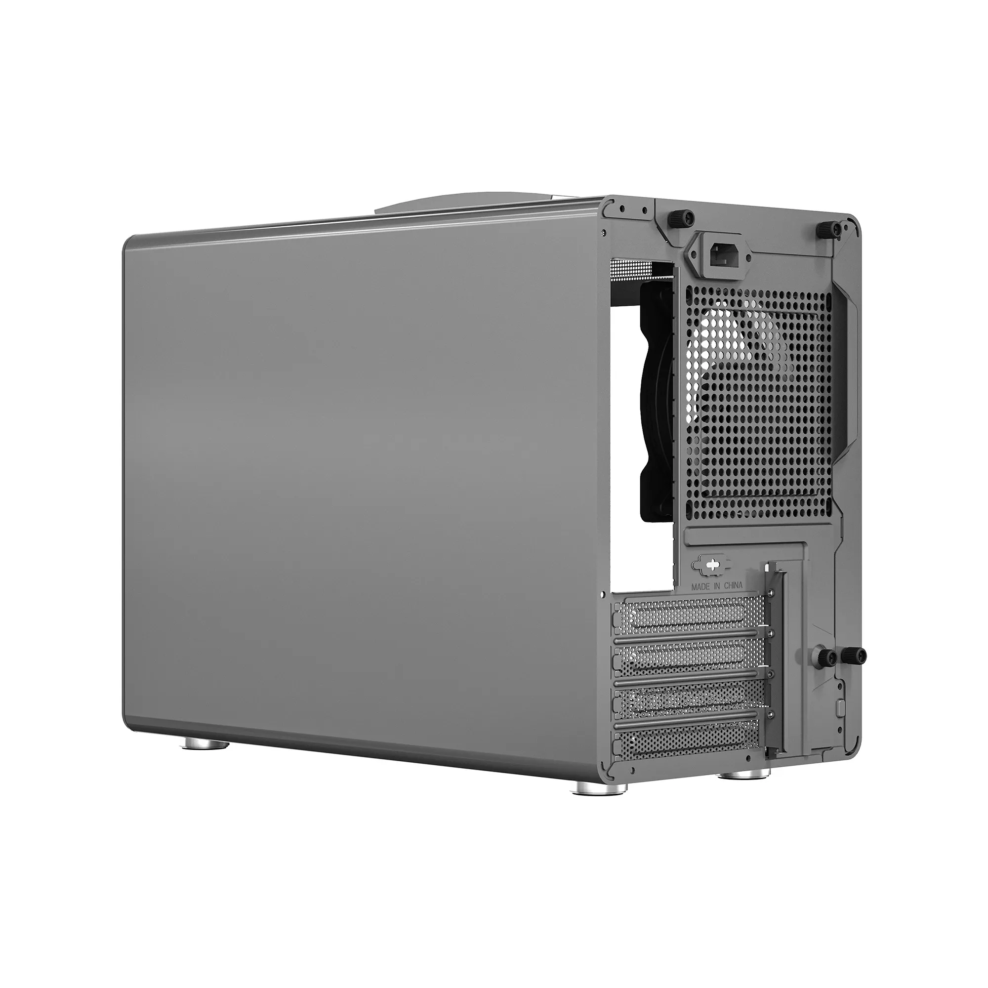 Ant Esports Mini Tower Cabinet (Micro-ATX, Mini-ITX) Box C Air Grey view 5